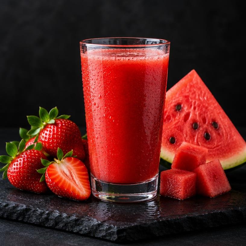 Imagem ilustrativa de sucos e açaí